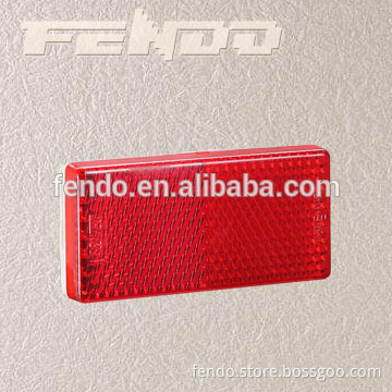 E4 Red Rectangle Truck Trailer Safety Reflectors